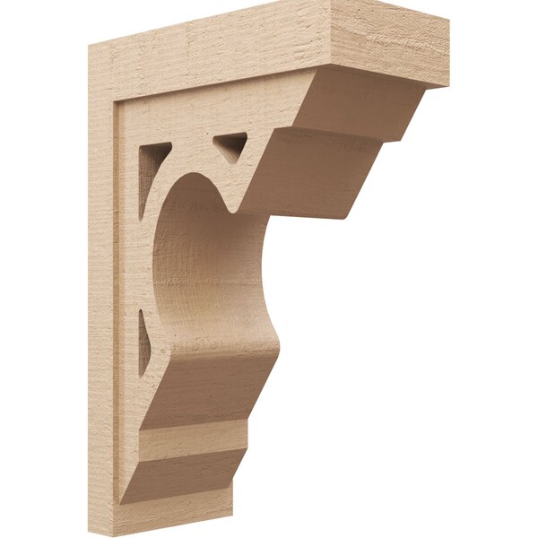 Ekena Millwork 11"W x 22"D x 33"H Classic Sheridan Rough Cedar Woodgrain TimberThane Corbel, Primed Tan CORUR11X22X33SHERCPR - main